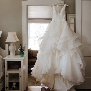 Morilee wedding dress, size 6, light ivory, Milly style #5577